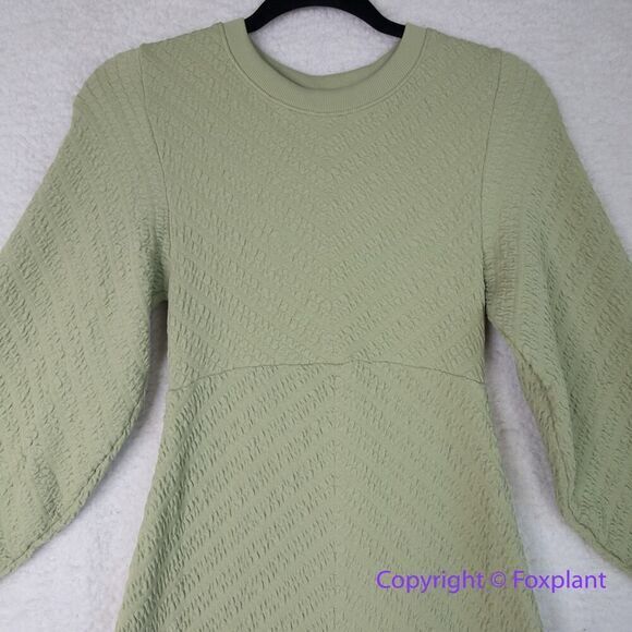 New! Free People Gabby Seamless Midi‎ Dress in green, size M/L - Picture 3 of 12